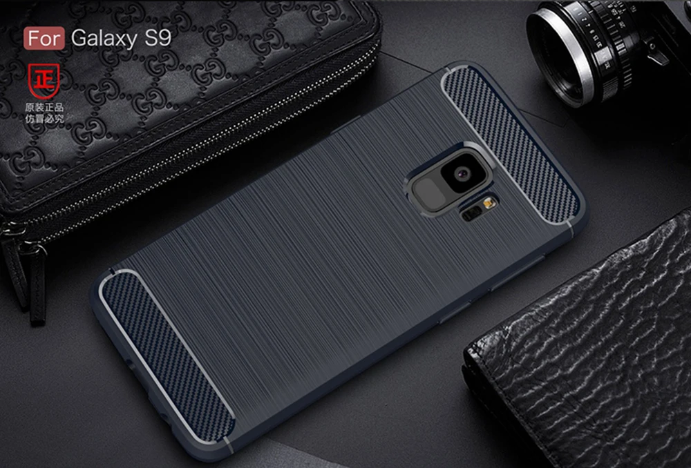 Для samsung Galaxy S9 S 9 Plus чехол из углеродного волокна чехол Полная защита чехол для телефона для samsung S9+ чехол противоударный бампер оболочка