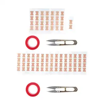 

Waxed toenail correction sticker nail waxing correction patch foot care tool toenail treatment elastic patch sticker correction