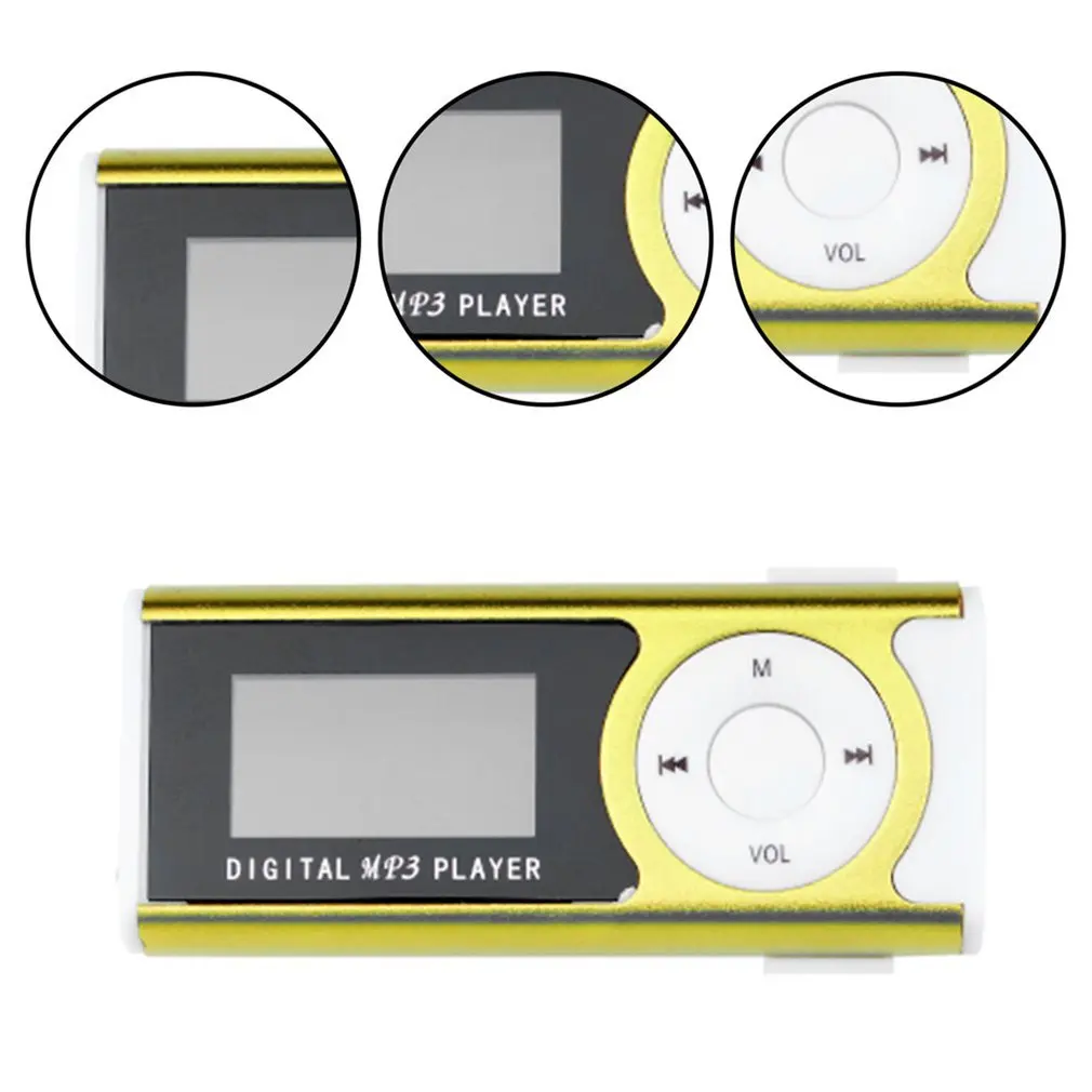 Mini Portable MP3 Music Player Digital LCD Screen Voice Recording FM Radio E-Book Recorder Player Sport FM Radio Support Music mp3 player online