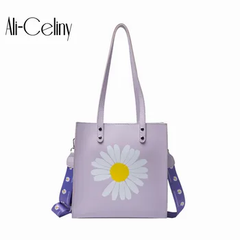 

bags for women Brand Original Design Summer Bag 2020 New Daisy Flower Portable Large Capacity Shoulder Messenger Bag