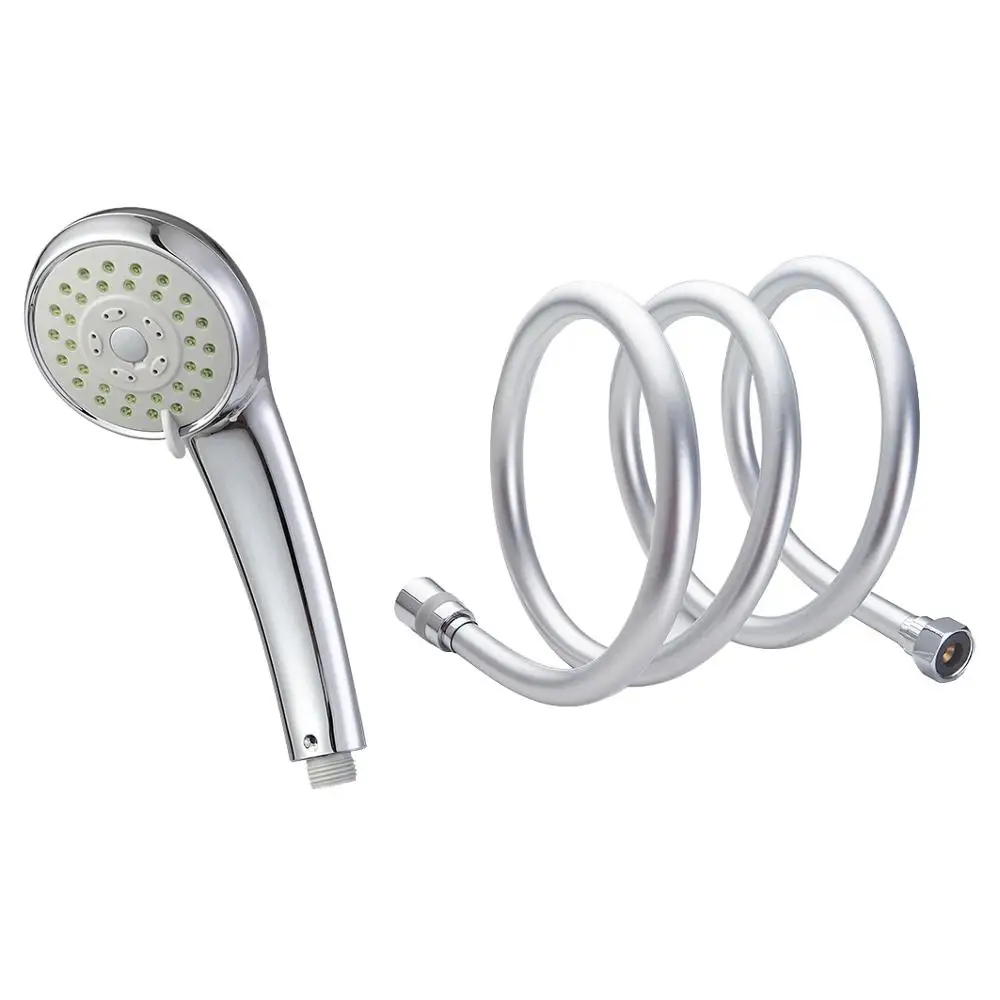 150cm Hose Shower Мини-турбо экономии воды Насадки для душа 3-спрей ручной душ для ванной портативный Душ 3,5 дюймов хромированная 150 см шланг ПВХ - Цвет: 150cm Hose Shower