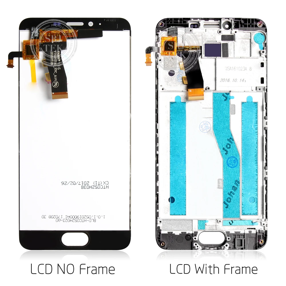ЖК дисплей для Meizu M5 фотография M611D M611Y M611A 5 2 дюймового MEIZU mini с рамкой M611h|Экраны