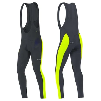 

2019 New Men TEAM GORE Bicycle Pants Winter Thermal Fleece Cycling Long Bib Pants Riding Bike 9D Gel Pad Pro Ciclismo Hombre