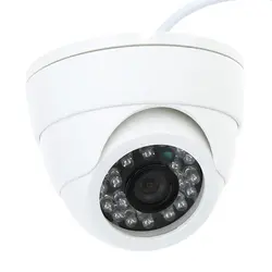 Новый 800TVL CCTV IR цветная камера видеонаблюдения купольная Видео широкоугольный Крытый 24LED белый