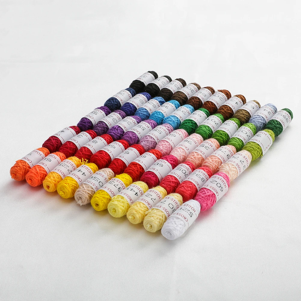 50/100 Colors Accessories Dress Threading Sewing Needle Kit Home Beginners Embroidery Tool Practical Multifunction Manual DIY