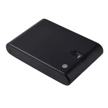 

2020 Fingerprint Gun Safes Box Fingerprint Safe Sensor Box Security Keybox OS100A Strongbox for Valuables Jewelry Cash Steel