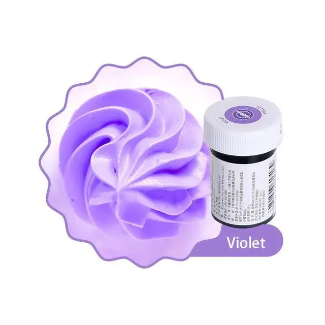 Violet Wilton цвет еды ing глазурь цвета, на гелевой основе, 1 шт 1 oz. Съедобный цвет пигмент для выпечки торта Кондитерские помадки Макарон крем - Цвет: Violet