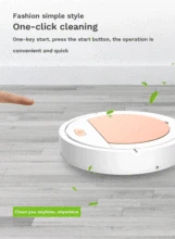 Intelligent Vacuum Cleaner Robot 3 in 1 Charging Cordless Cleaner Robot Home One-button Operation Automatic Vacuum Cleaner one robot