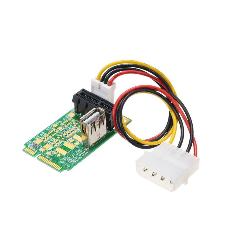 20 шт./лот KEFU Mini PCI E к Express 1X Удлинительный шнур адаптер карта с USB