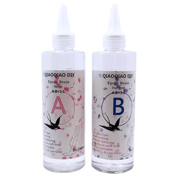 

1:1 AB Epoxy resin 8+8 Ounce Quick Curing AB Resin 1:1 Kit Clear Hard Epoxy Resin Jewelry Making Tool