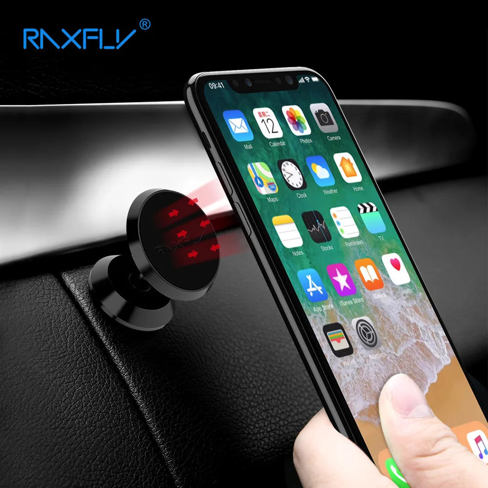 RAXFLY магнитный автомобильный держатель для iphone 6S вентиляционное отверстие с