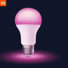 Новинка Xiao mi jia Philips умная цветная светодиодная лампа E27 Light 1880-7000K Wifi mi Home APP светодиодный пульт дистанционного управления