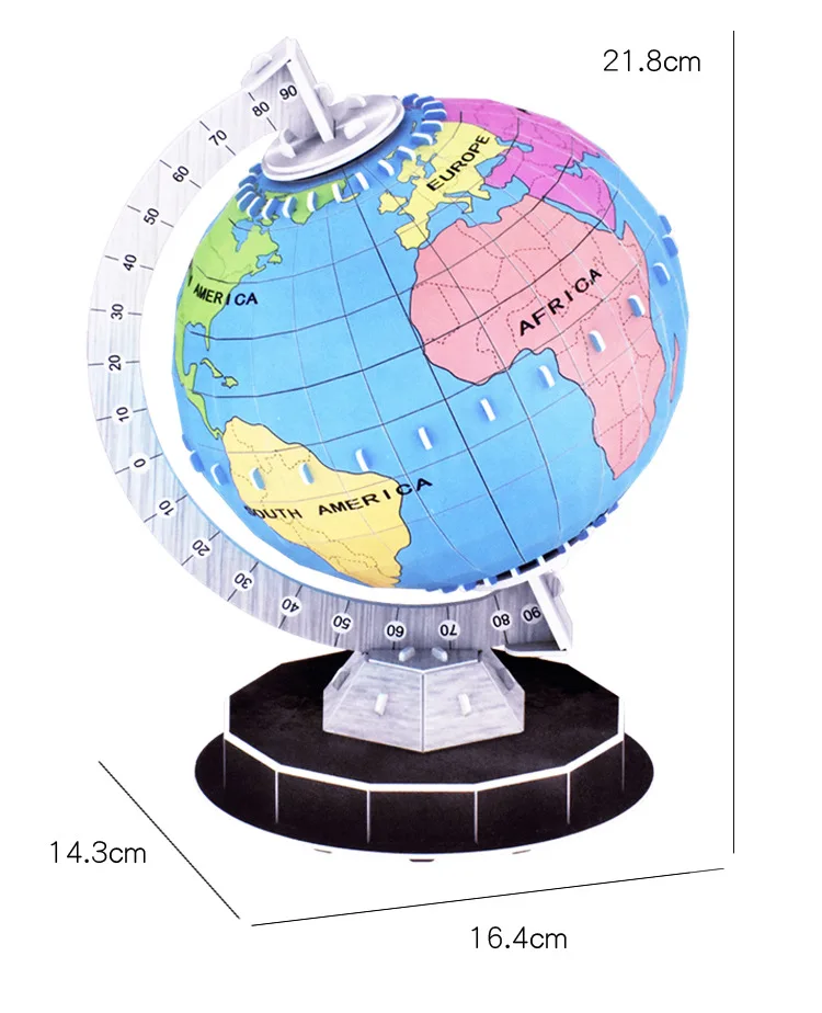 New Products 3D Jigsaw Puzzle Model Handmade DIY Color Earth Assembled Educational Toy Gift Set