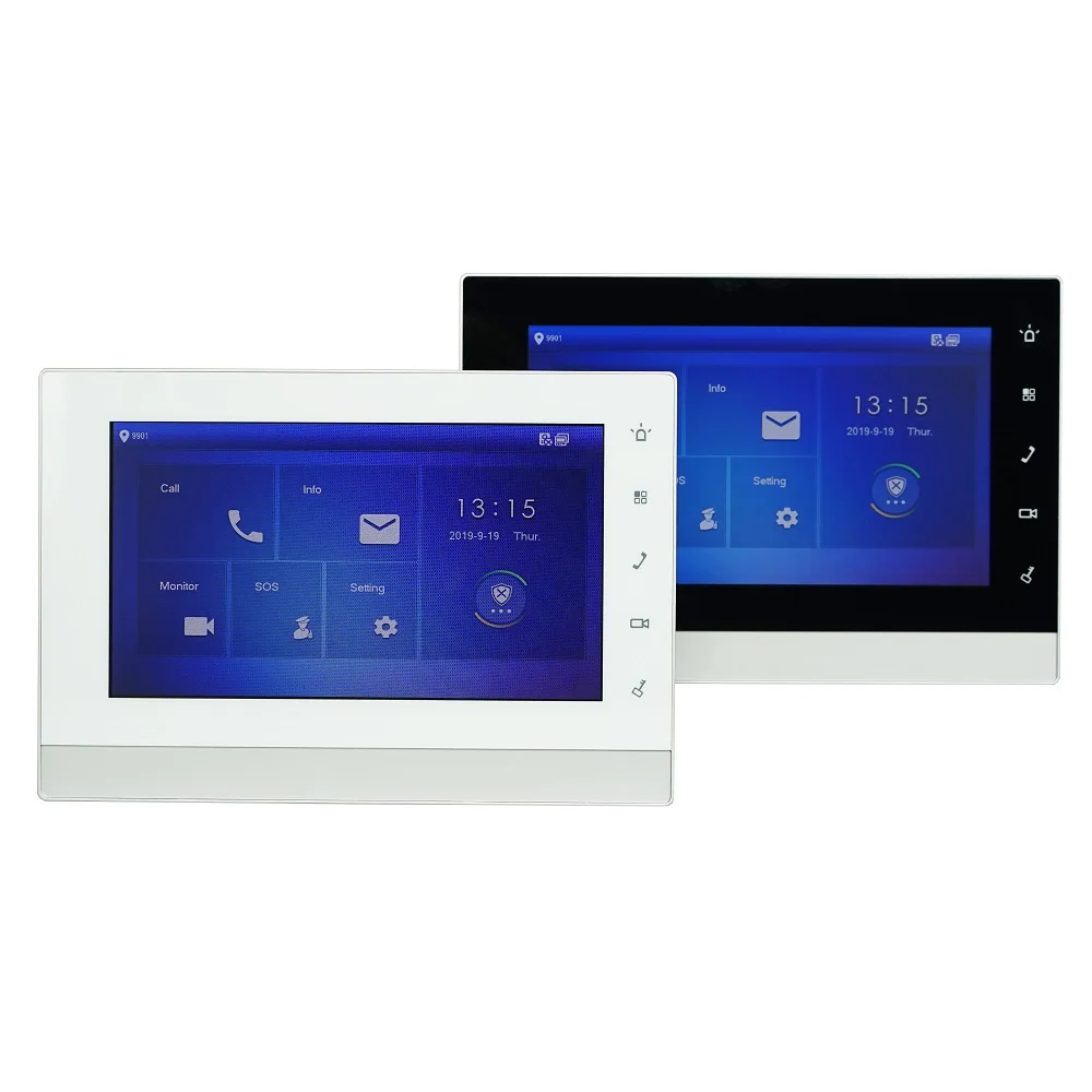 Цена DH логотип мульти Язык VTH1550CH 7 дюймовый сенсорный экран крытый монитор, международных verision, умный дверной звонок, видео