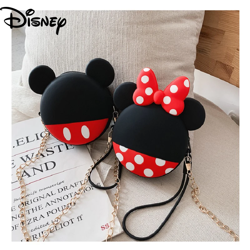 Женская сумка Минни Микки Маус Модный Круглый кошелек для мелочи кредитница