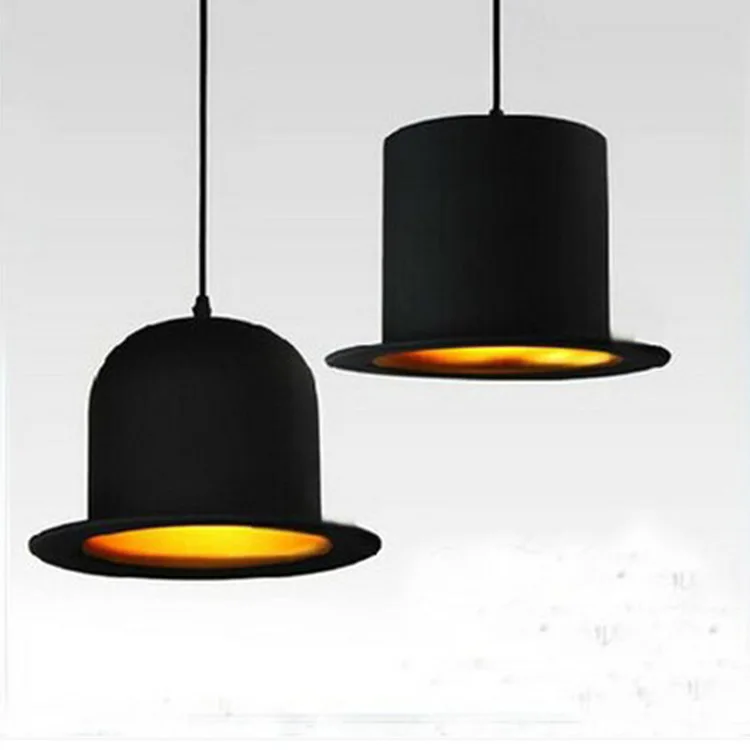 

Creative Cool Simple Aluminum round Cap Bowler Hat Chandelier Restaurant Bar Counter Bedroom Corridor Living Room Hat Chandelier