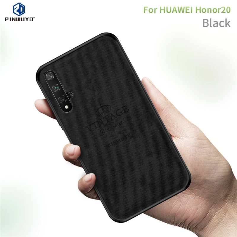 Чехол для huawei Honor 20 Винтажный чехол из кожи ПУ и ПК Жесткий защитный кожух|Бамперы|