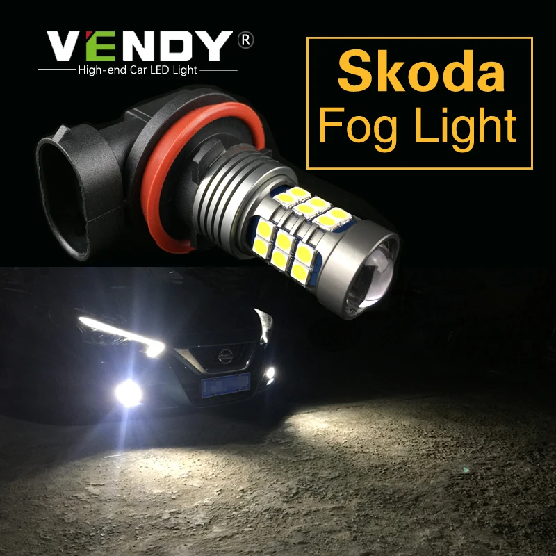 

1pcs Car LED Light Auto 3030 LED SMD Bulb Lamp H8 H11 9006 HB4 H16 For Skoda Superb Octavia A7 A 5 2 Fabia Rapid Yeti