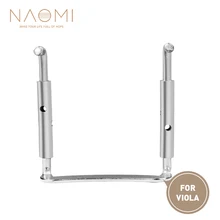 NAOMI Viola podbródek zacisk posrebrzany łatwy w instalacji do 15 #8221 16 #8221 wymiana części Viola tanie tanio CN (pochodzenie) Viola użytkowania viola chin rest clamp