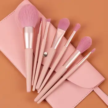 

7/12Pcs Professional Makeup Brushes Set Pink Color Multifunctional Eyeshadow Lip Powder Brush Cosmetic Make Up Tool Maquiagem