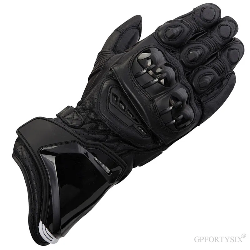 

Alpine Leather Motorcycle Gloves Long Racing Driving Motocross Guantes MOTO GP Motorbike Original Cowhide PRO Glove Stars