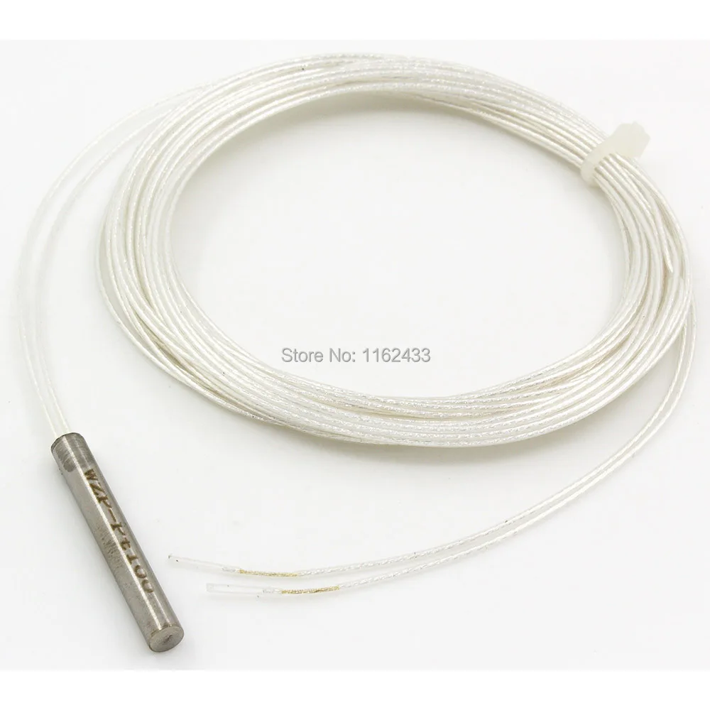 FTARP05 PT100 водонепроницаемый 2 м PTFE посеребренный медный кабель 4*30 мм из нержавеющей стали польский стержень зонд головка RTD датчик температуры