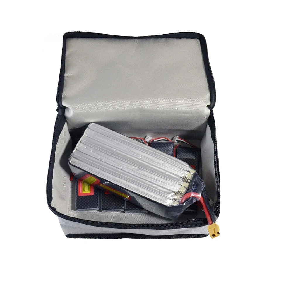 Защитный чехол для батарей LiPo 200x150x110 мм взрывозащищенный огнестойкий защитный