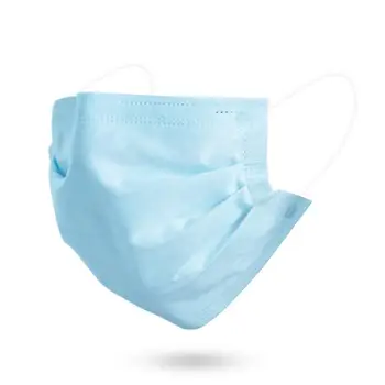 

50PCS Disposable Protective Masks 3 Layers Non-woven Dustproof Anti Dust Pollution Filter Breathable Face Mouth Masks