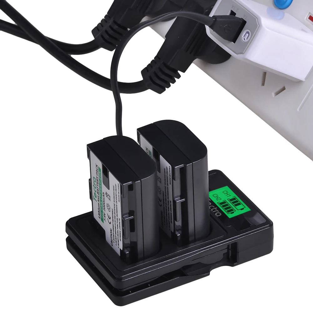 2 шт. LP-E6N LPE6 lpe6n батареи+ ЖК-дисплей Зарядное устройство для цифровой однообъективной зеркальной камеры Canon EOS 5D Mark IV 5D2 5DS R Mark II 2 III 3 6D 60D 60Da 7D 7D2 7DII 70D