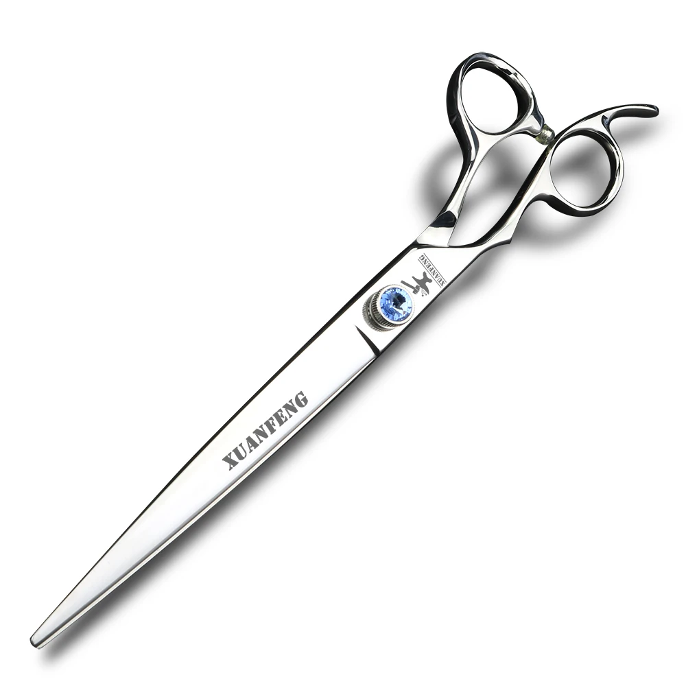 XUAN FENG Professional 8.0 Inch left hand Pet Scissors for Dog Grooming Shears Clipper Animals Hair Cutting | Красота и здоровье