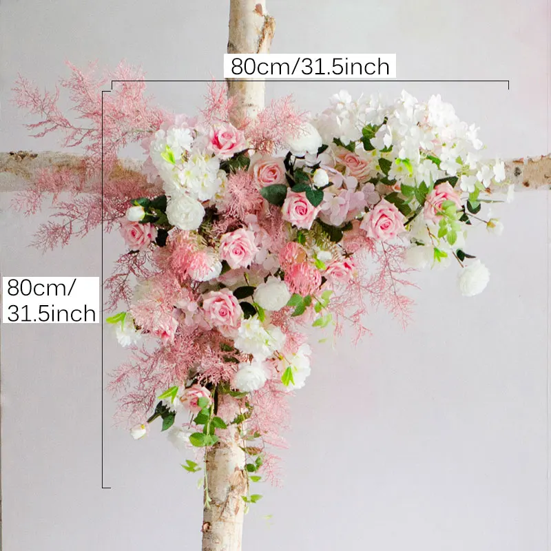 Арка цветок искусство поддельный цветок искусственный цветок для свадьбы проекты фотографии фон Свадебный сайт цветочный орнамент - Цвет: B-triangle 1