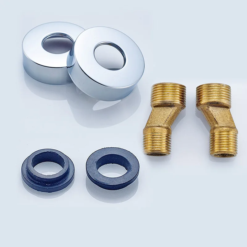 1 Set faucet accessories shower fixing kit water pipe Copper/Stainless steel decorative cover Electroplating Anti rust