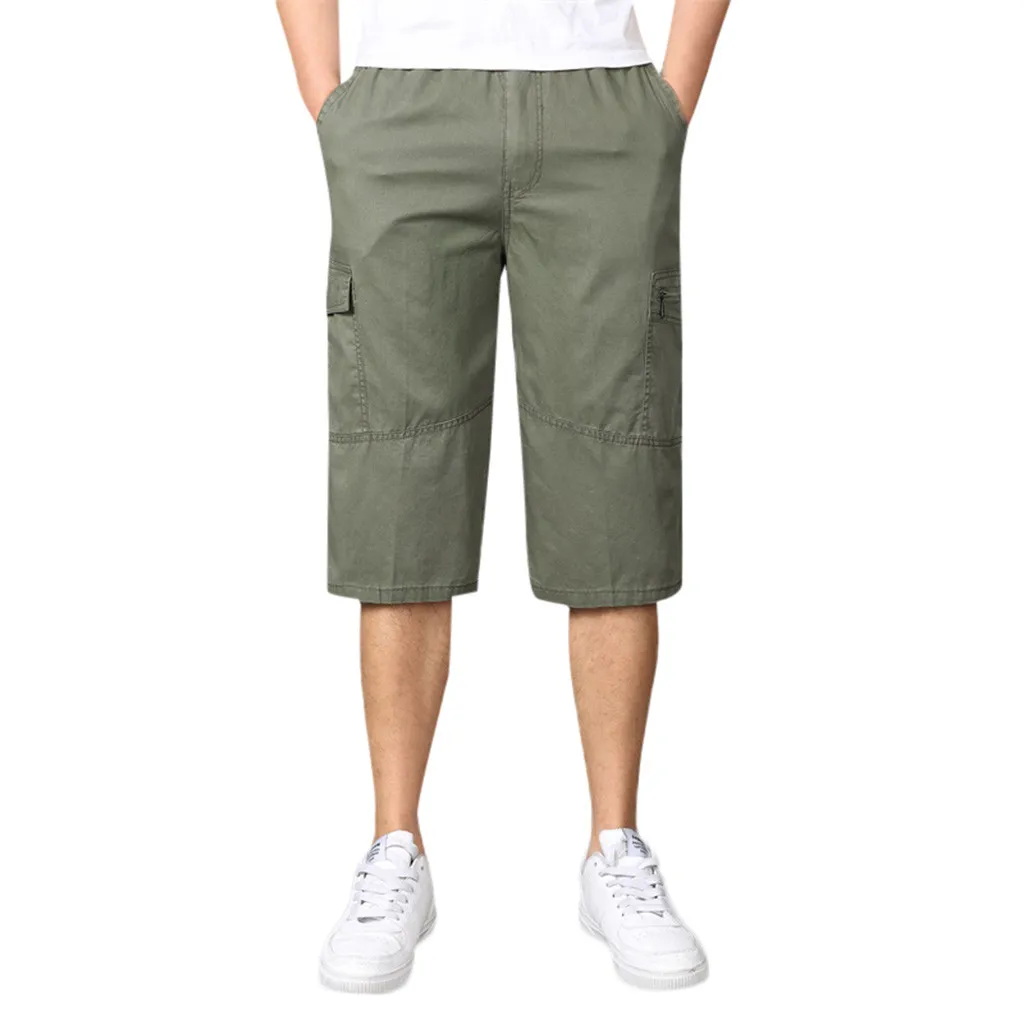 Мужские шорты Карго, лето,, хлопок, повседневные мужские шорты, брендовая одежда, камуфляжные мужские шорты Карго, 10,19