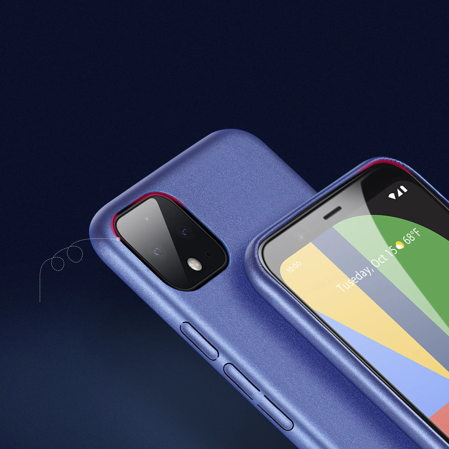 Роскошный мягкий противоударный чехол из искусственной кожи для Google Pixel 4 XL 4XL