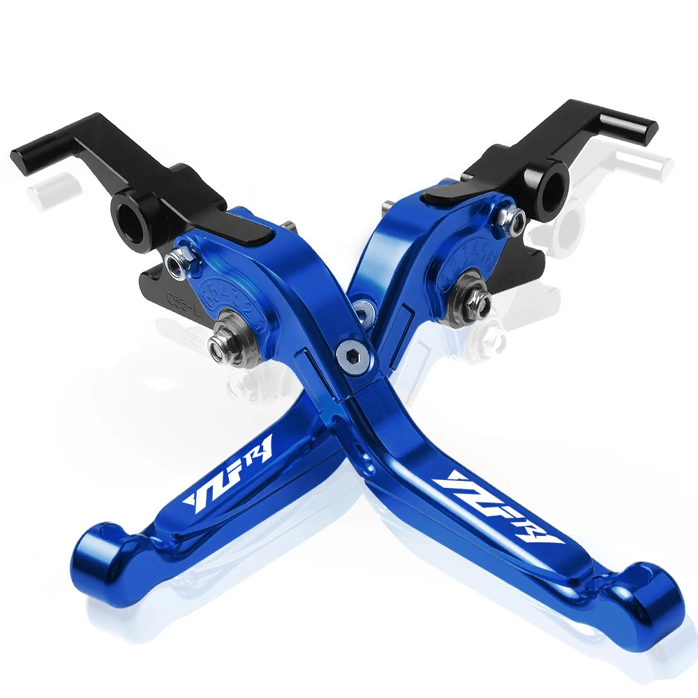 CNC алюминиевые регулируемые, для гонок мотоцикла сцепные рычаги для Yamaha YZFR1 YZF R1 YZF-R1 2004 2005 2006 2007 2008 - Цвет: GYBUBUBU
