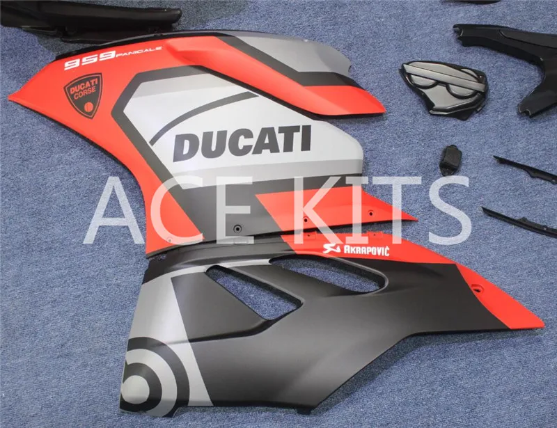 Ace kits ABS инъекции Обтекатели для DUCATI 959 1299 16 17 18 любой цвет OPOP