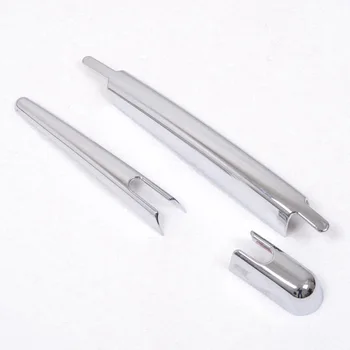 

For Nissan Rogue Qashqai X-Trail T32 Silver Set(3pcs) Chrome Auto Rear Window Wiper Cover Stock Hot Accs Replaces