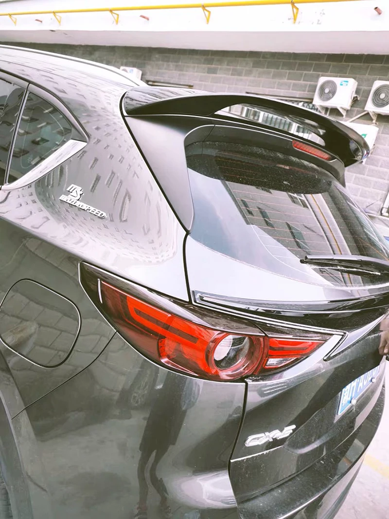 Roof Tail wing Spoiler For MAZDA CX-5 CX-5 Roof High Quality ABS Material Car Rear Wing Primer Color Rear Spoiler