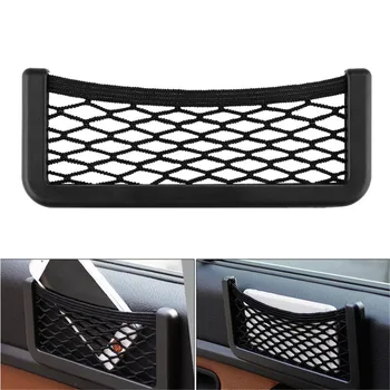 

1PC Seat Storage Bag Car Magic Sticker Organizer Pocket Bag Luggage Holder Pockets Car Mesh Net Pouch for Car Hanging Container