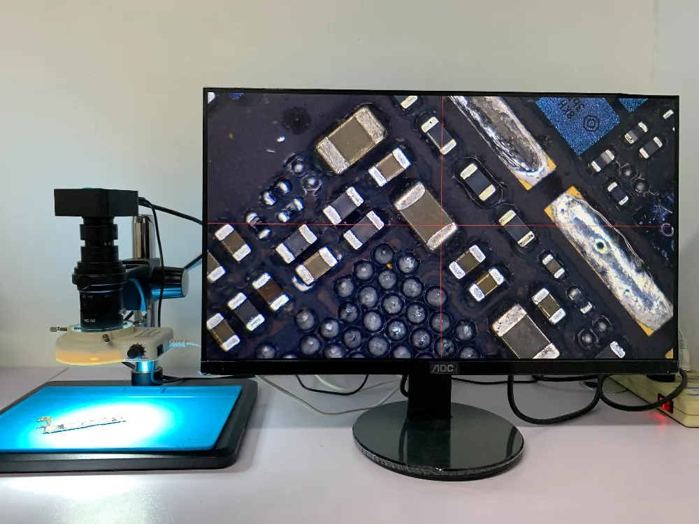 SONY 1080P сенсор Full HD IMX185 HDMI лабораторная Электроника цифровой микроскоп промышленный UI C-Mount камера USB диск хранения