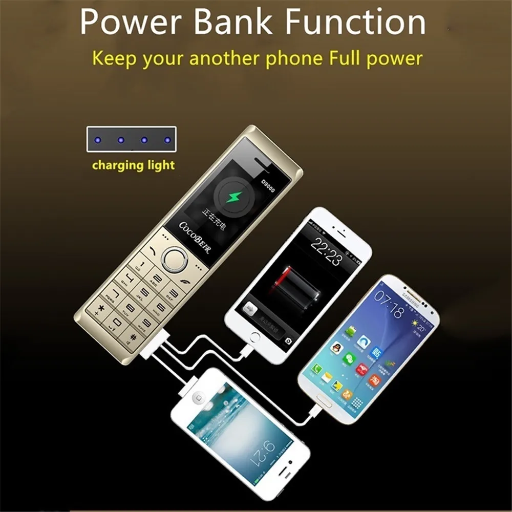 D9000 2.6‘’ 8700mAh Super Battery Power Bank