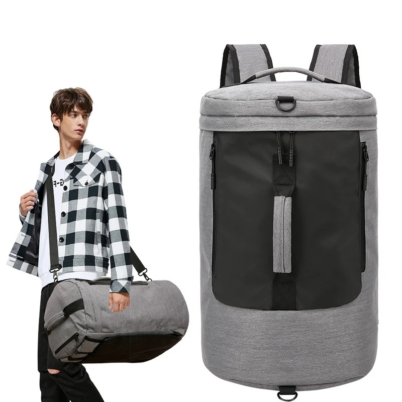 35L Waterproof Polyester Men Sport Fitness Bag Multifunction Tote Gym Bags Outdoor Travel Business Laptop Backpack