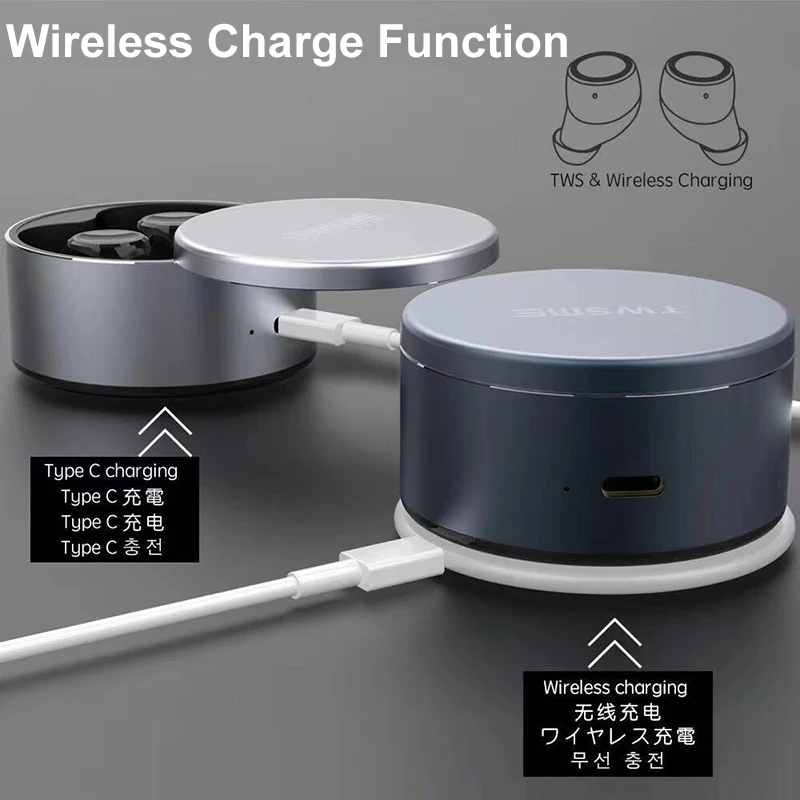 5,0 Bluetooth наушники 3D стерео беспроводные наушники TWS мини наушники с двойным микрофоном гарнитура с зарядным устройством