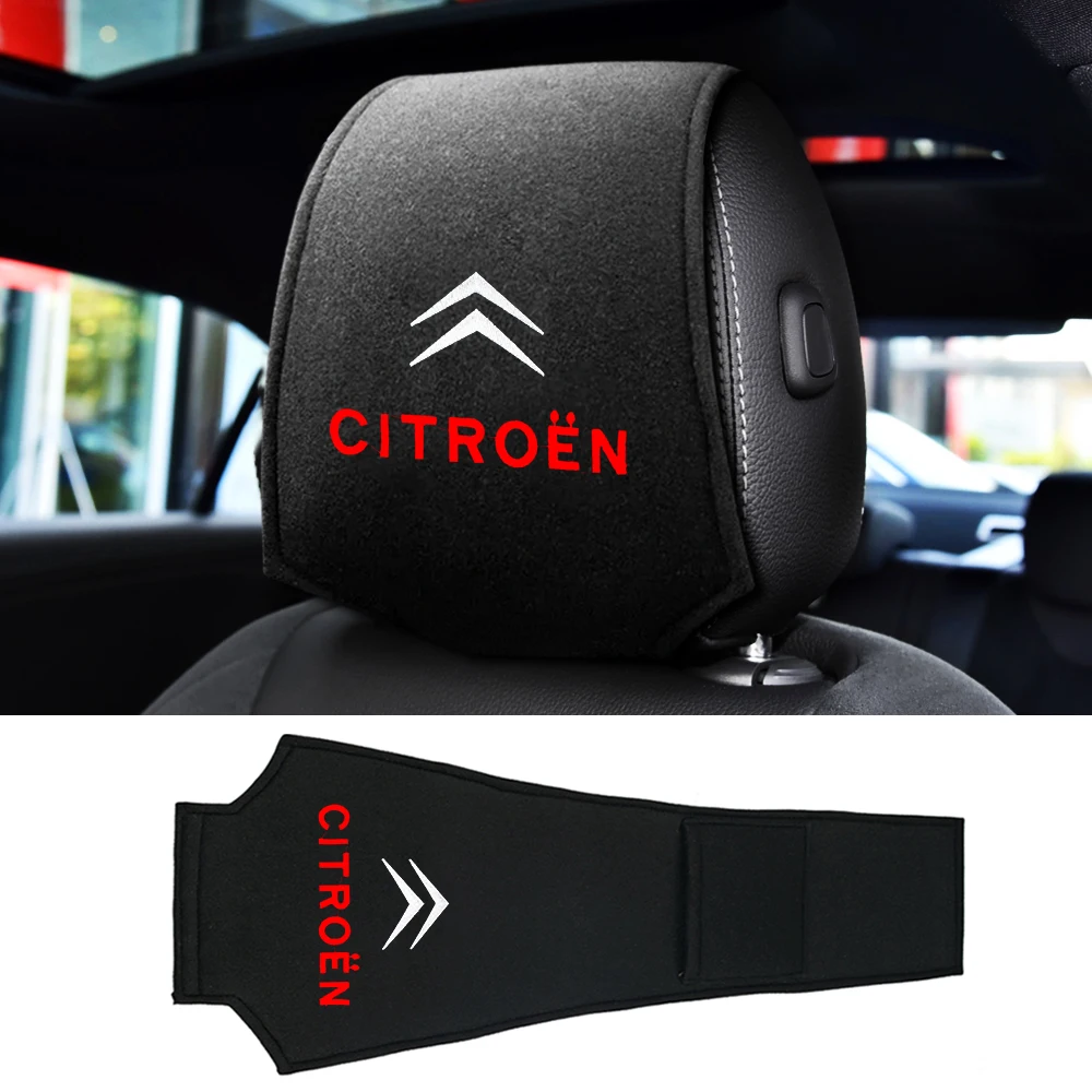 Car Styling Headrest Cover Head Rest Cushion Neck Pillow Case