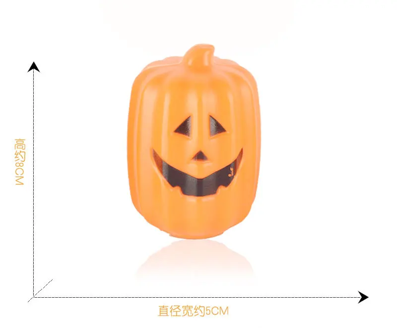 Halloween Pumpkin Lamp Halloween Decoration Props Halloween Pumpkin Small Night Lamp Shining Plastic Pumpkin Lamp Skull
