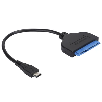 

USB3.0 Type-C Adapter Cable Data Cord for SATA3.0 Hard Disk SSD / 2.5-Inch HDD Computer Cables