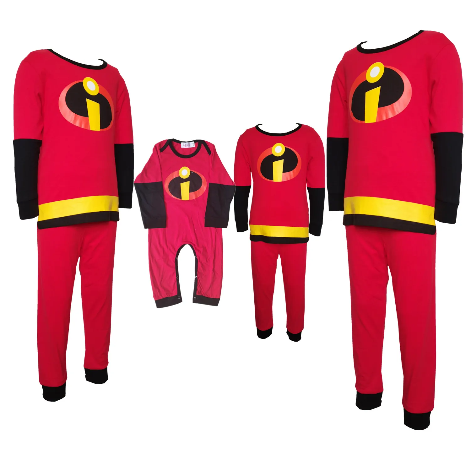 New  Family Matching Pajamas Adults Kids Family Matching Outfits Top+Pants 2PCS Xmas Sleepwear Pyjamas Baby Romper Ready