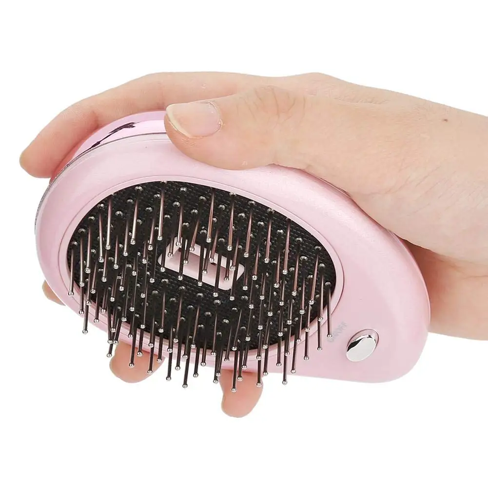 Anti-Static Ionic Hair Brush Electric Hair Brush Comb Massager Vibration Hair Scalp Massager Brush 2