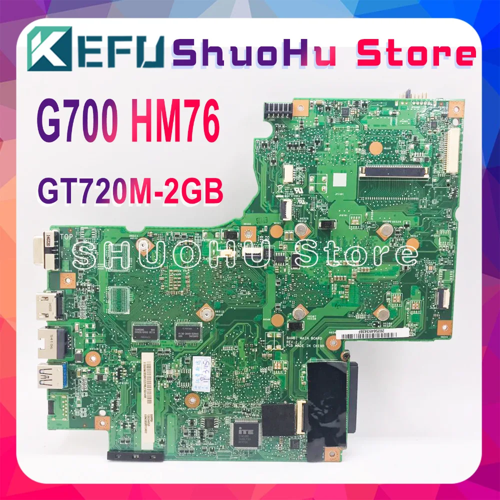 KEFUG700 для lenovo G700 Материнская плата ноутбука BAMBI материнская плата с gt720 GPU HM76 11SN0B5M11 11S90003042 оригинальная материнская плата