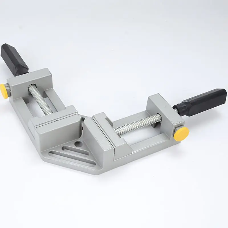 90 Degree Corner Clamp Right Angle Clamp Aluminum Alloy Made Adjustable Swing Jaw Woodworking Vice Wood Metal Welding Gussets